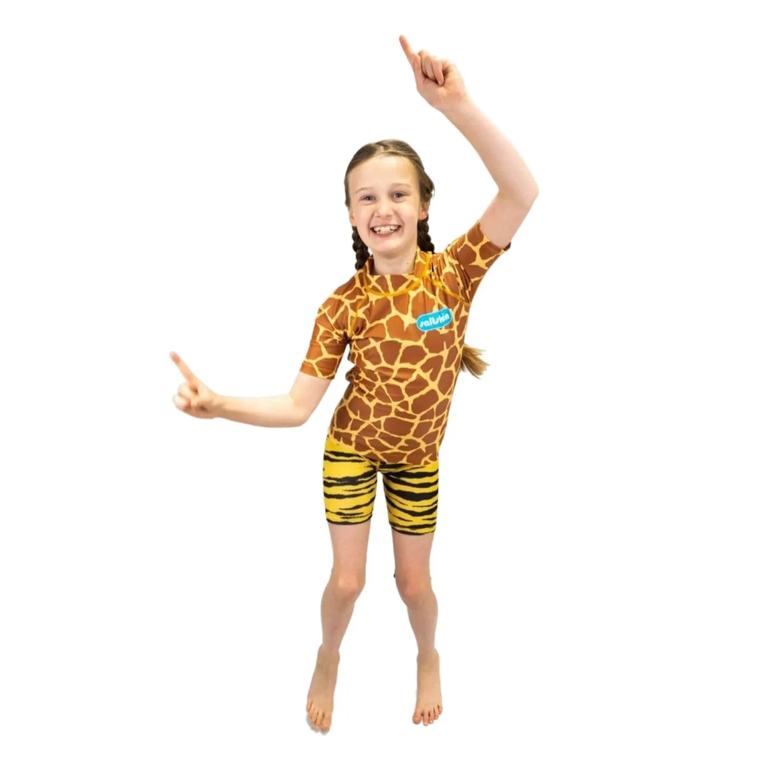 Saltskin Youth Kids UV Rash Vest - Giraffe