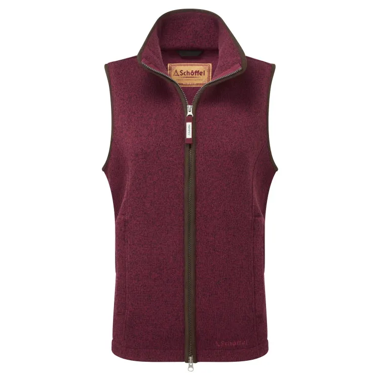 Schoffel Ladies Ashton Gilet - Mulberry