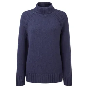 Schoffel Ladies Merino Cosy Roll Neck Sweater - Indigo Size 16