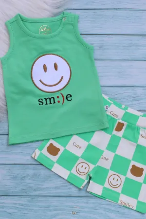 Smile Check-Boys Vest and Shorts