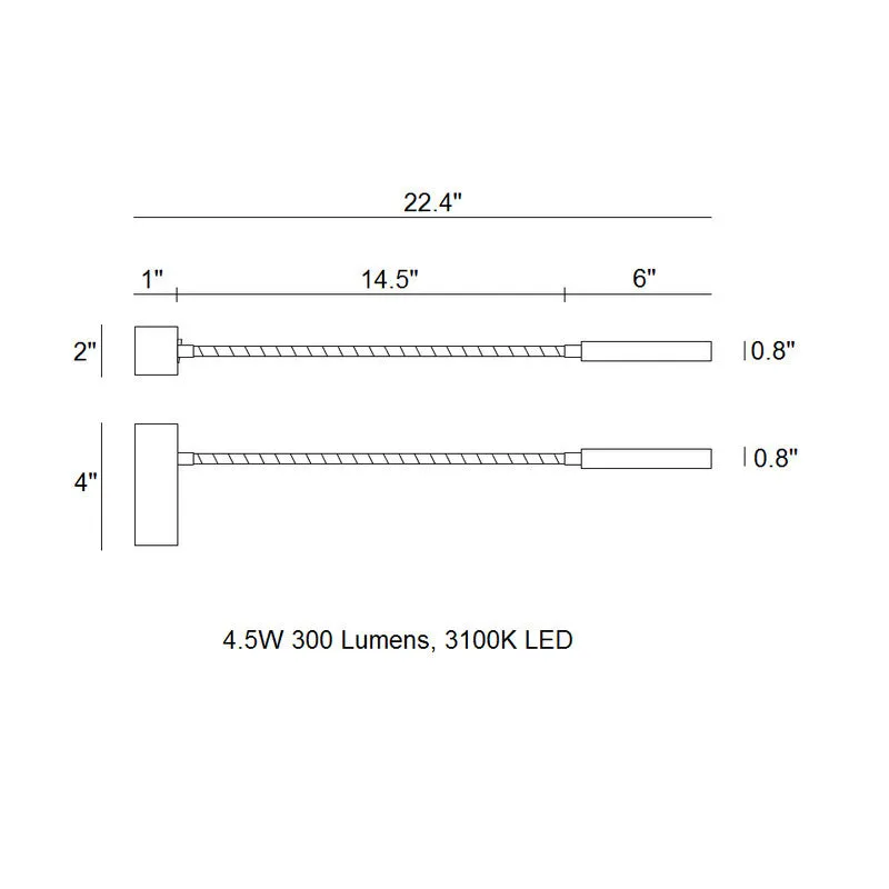 Snaik Wall Light