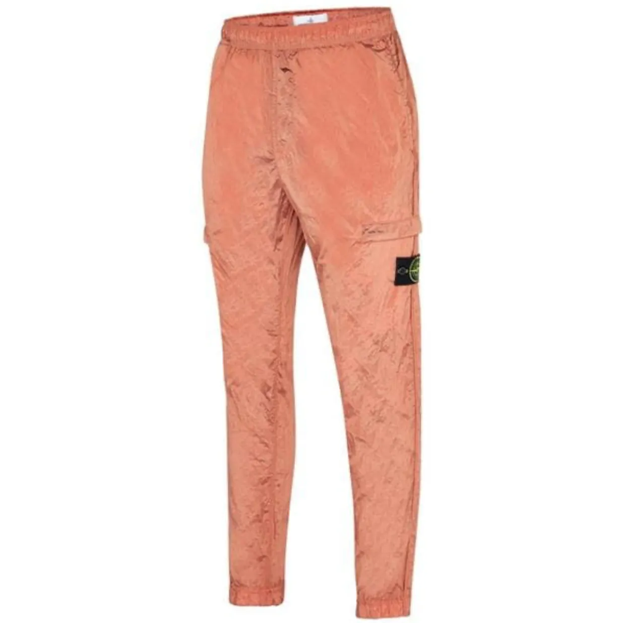 Stone Island Orange Nylon Metal Cargo Pants