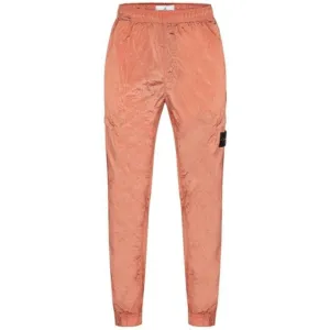 Stone Island Orange Nylon Metal Cargo Pants