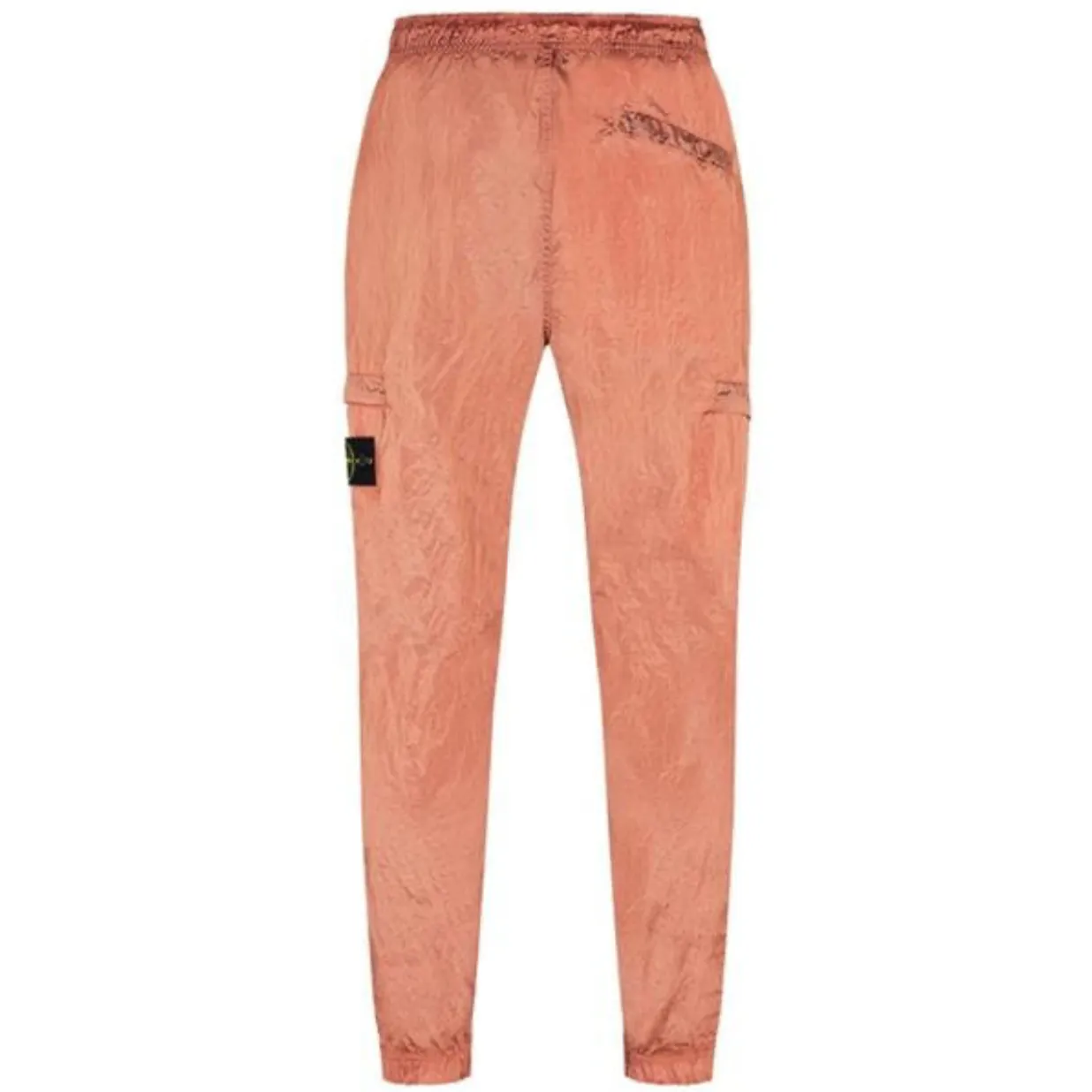 Stone Island Orange Nylon Metal Cargo Pants