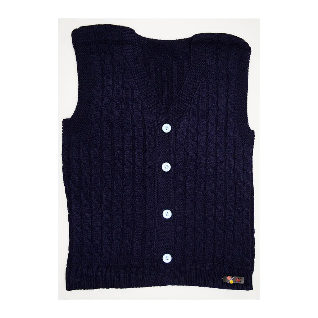 Sweater Vests For Infants And Toddlers, Sleeveless Button-Up Cardigan for Little Kids