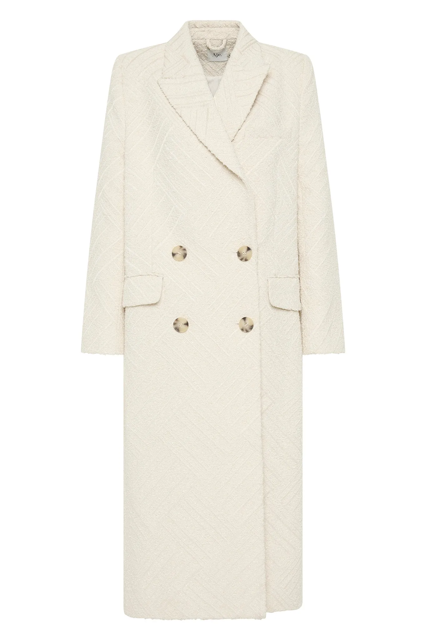 Tectonic Jacquard Coat