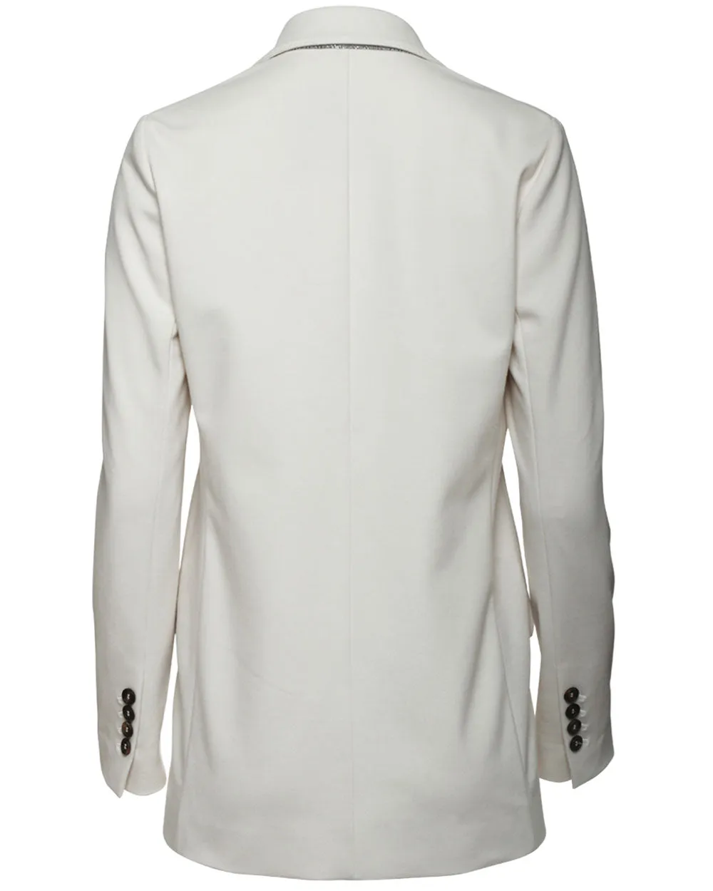 Vanilla Cotton Jersey Jacket