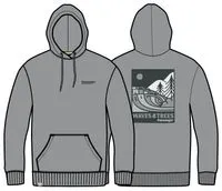 Waves & Trees Organic Cotton Hoodie - Steel Grey