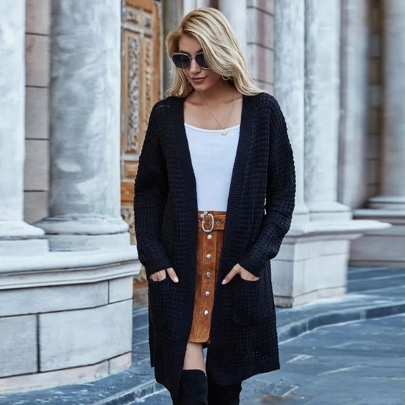 Women's Oversized Pocket Cardigan Outerwear