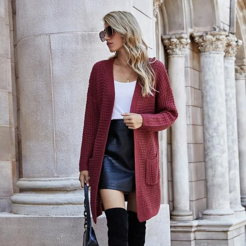 Women's Oversized Pocket Cardigan Outerwear