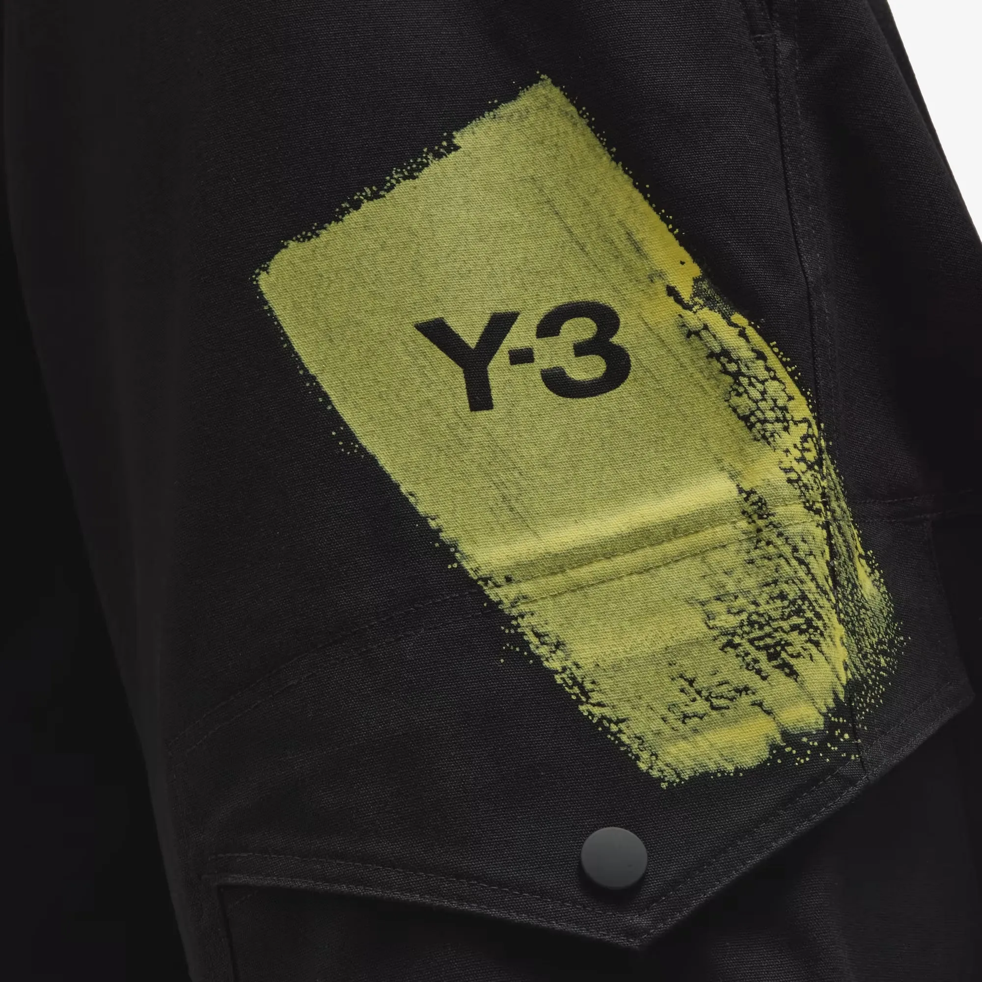 Y-3 | GRAPHIC WORKWEAR PANTS  { BLACK