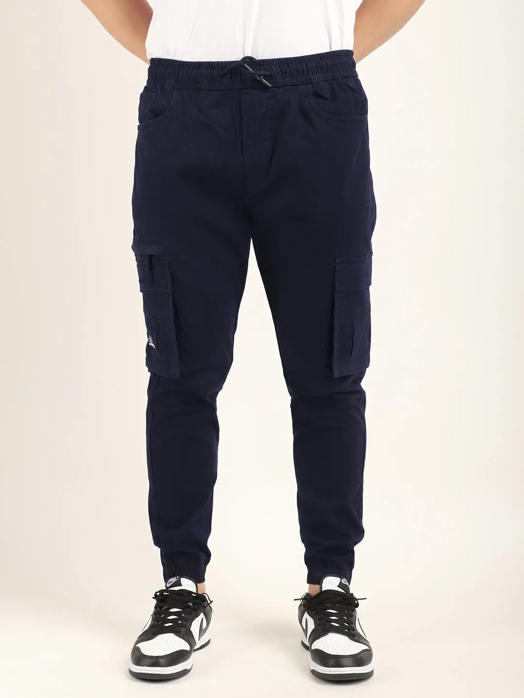 Yorkshire Yonder Navy Cotton Twill Cargo