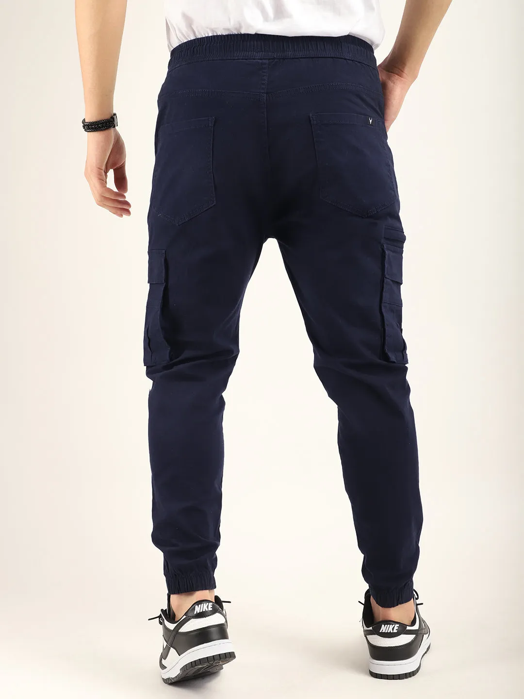 Yorkshire Yonder Navy Cotton Twill Cargo